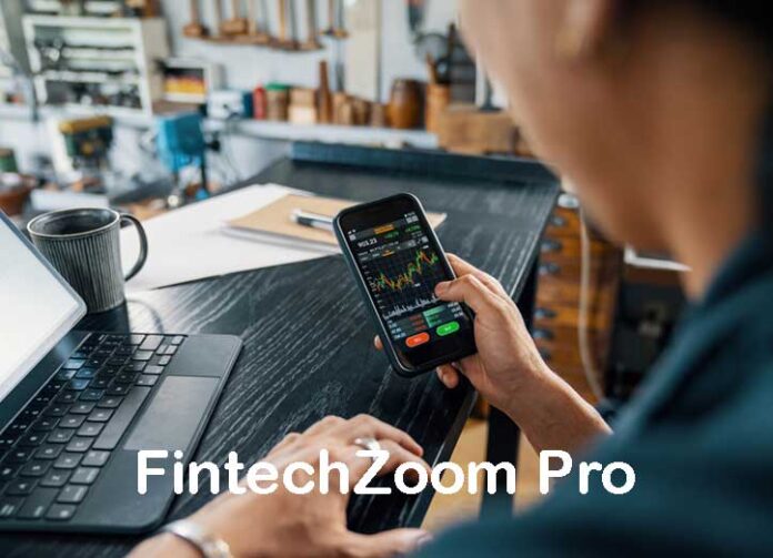Graphs and analytics on FintechZoom Pro interface
